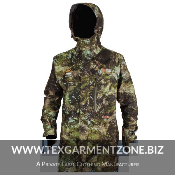 HRM 7350 JTF Stillwater Jacket TCF 2000px compressed - Mens Waterproof Camouflage Polyester Hunting Hoody Jacket