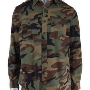Mens Camouflage Hunting Twill Shirt