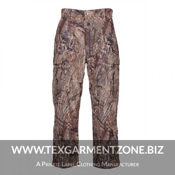 Mens Hunting Pants GUNNER Front 600x600 - Mens Camouflage Printed Hunting Twill Trouser