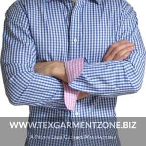 Mens Long Sleeve Semi Regular Fit Shirt