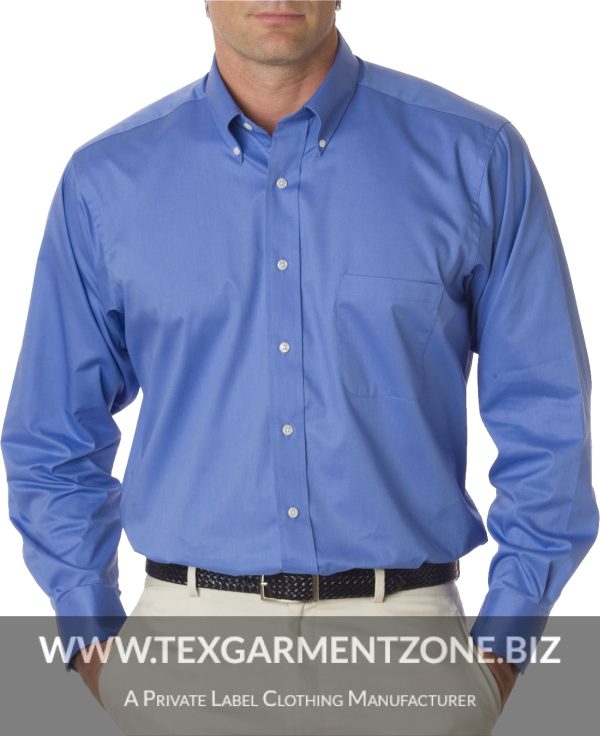 Mens Formal Dress Shirt Solid Color