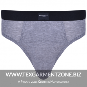 heather grey Mens underwear brief cotton spandex 300x300 - Mens Underwear Brief Heather Grey