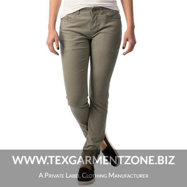 ladies slim fit pant 600x600 - Ladies Slim Fit Twill Legging Trouser