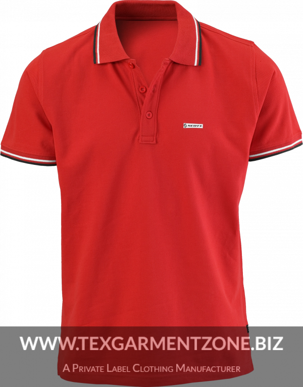 polo shirt PNG8158 600x765 - Men's Pique Polo Shirt Stripe Collar