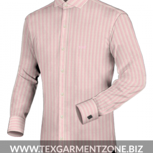 stripe formal shirt 300x300 - Man Short Sleeve Casual Yarn Dyed Shirt