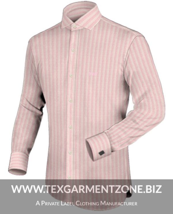 stripe formal shirt compressed - Mens Formal Corporate Stripped Shirt