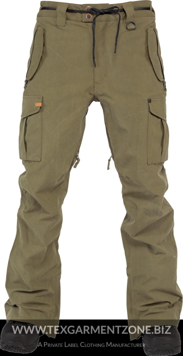 1 2 cargo pant png file compressed - Men's Cargo Pocket Zip Open Inseam Workwear Pant