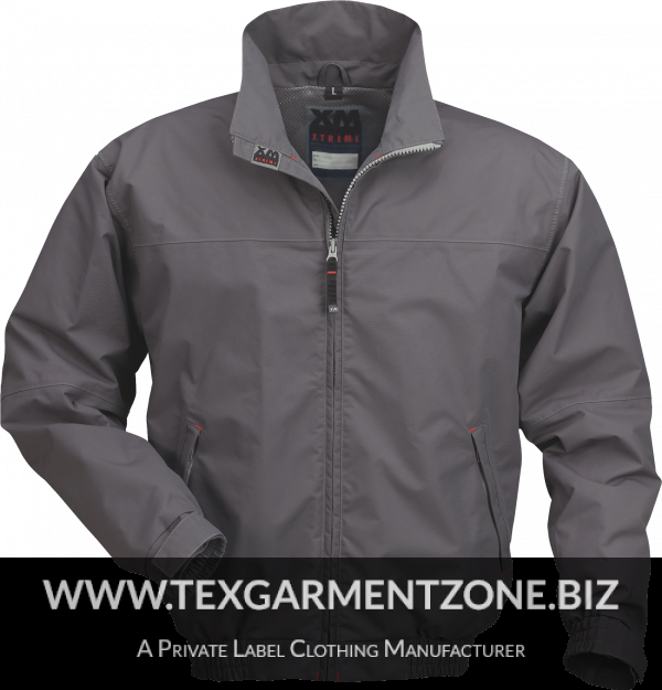 4 jacket png image 1 - Men's Mesh Lined Black Nylon Waterproof Jacket