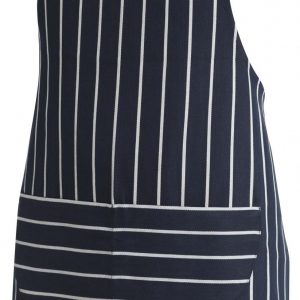 Chef Aprons 11 300x300 - Unisex Chef Butcher Tapered Stripped Black Apron