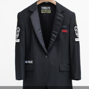 Karma Police Blazer polyester 300x300 - Security Guard 4 Pockets Lined Jacket Coat