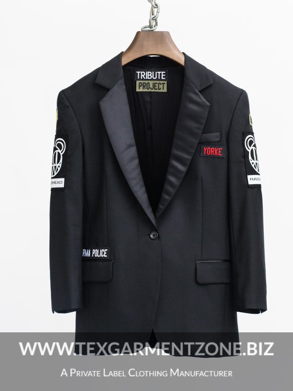 Karma Police Blazer polyester compressed - Police Winter Formal Dress Jacket Blazer