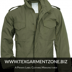 Men TC quilted lined jacket chest pocekt 300x300 - Men's Cotton Twill Four Pocket Military Jacket Blazer