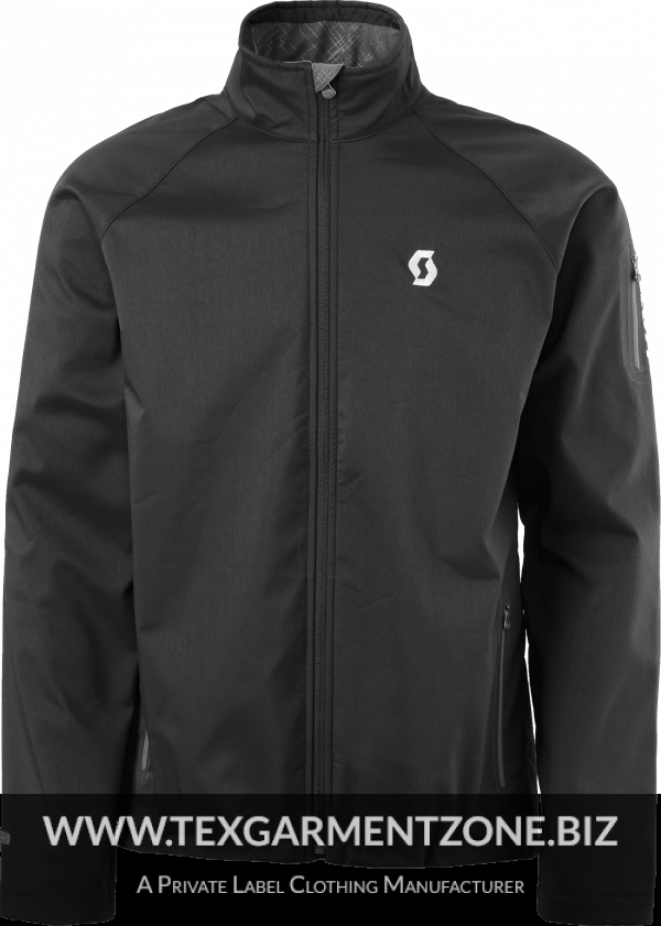 Mens Waterproof Breathable 3 Layer Softshell Black Jacket