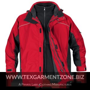 Men's 2-in-1 Waterproof Windproof Winter Jacket