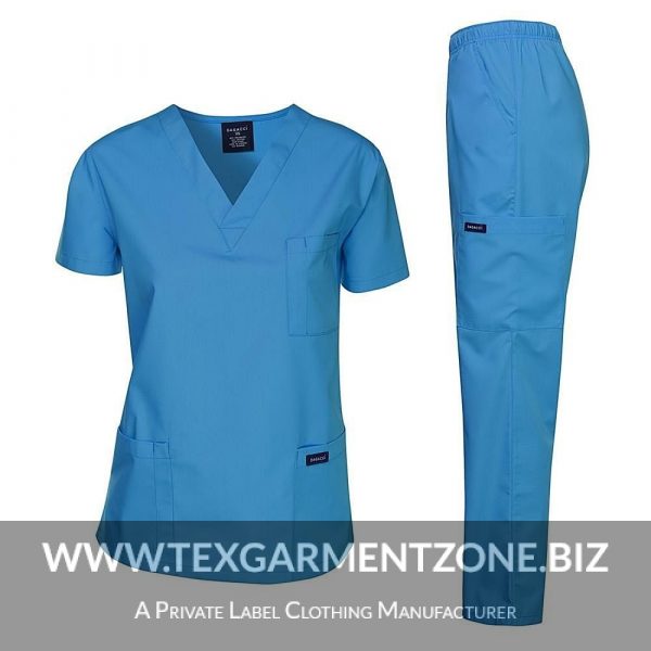 kv1000 turquoise blue 1 1 600x600 - Ladies Medical Patient Nurse Scrub Uniform Pajama Set