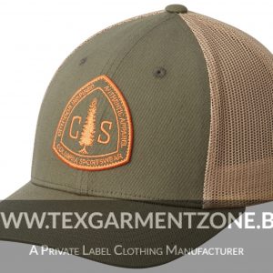 mens mesh snap back hat cap 300x300 - Men's Polyester Mesh Badge Hat Cap