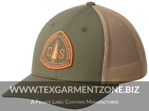 mens mesh snap back hat cap 600x448 - Men's Polyester Mesh Badge Hat Cap