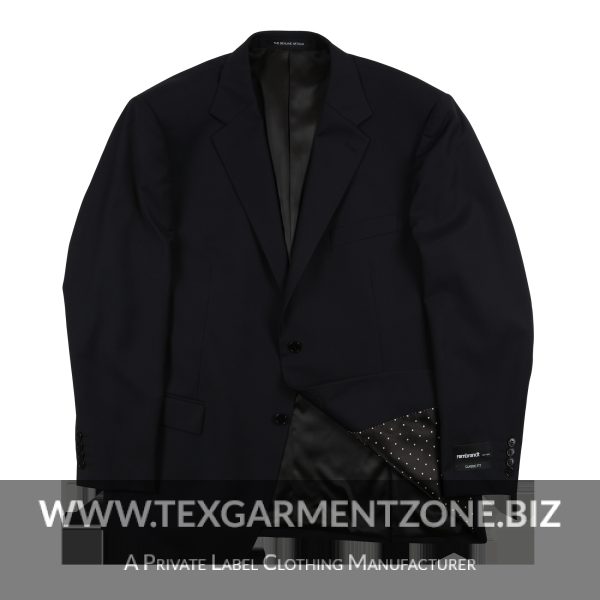 mens suit blazer polyester wool jacket pin stripe compressed - Men's Dress Wear Polyester Stripe Blazer Jacket