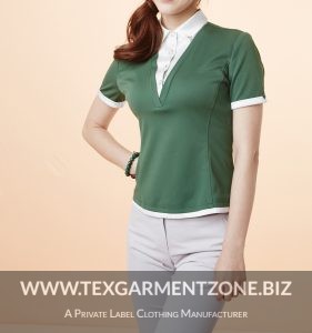office uniform short t shirt v neck 281x300 - Canada