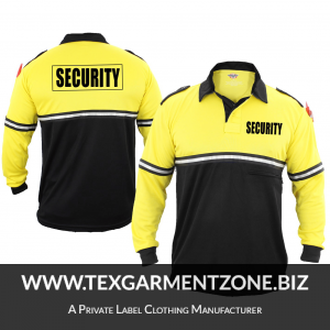 security guard uniform shirts Two Tone Polo Shirt