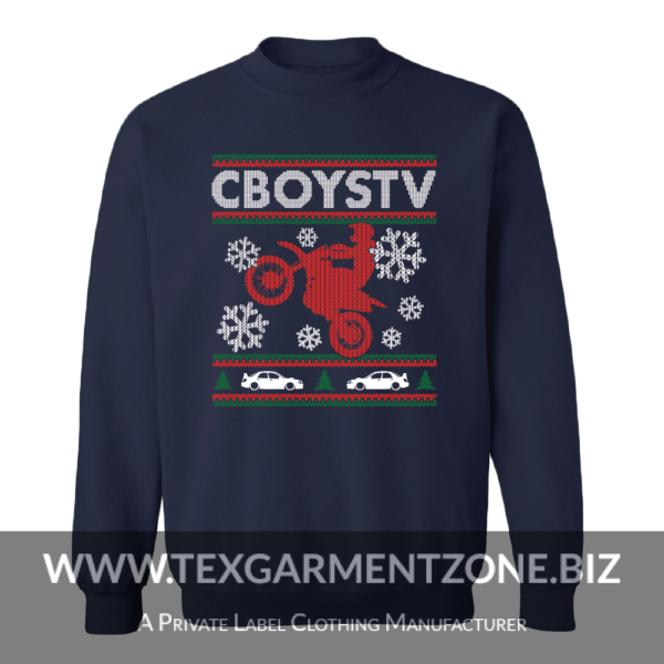 sweater PNG80 600x600 - Boys Printed Christmas Funky Jumper Sweater