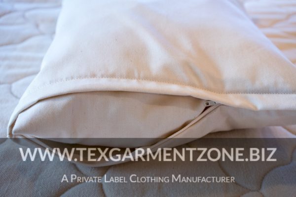 zippered pillow protector bed cotton 600x400 - High Quality  Zipper Pillow Protector Covers