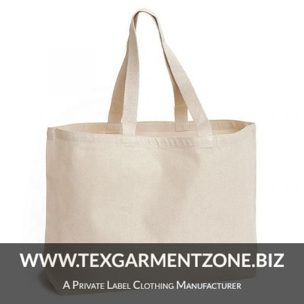 Cotton Canvas Shopping Tote Bags With Custom Printed Logo