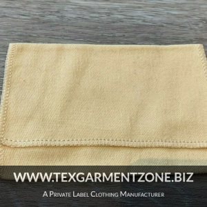 Custom Luxury Eco Beige Suede Flat Envelop Bag For Handbag Dust Bag