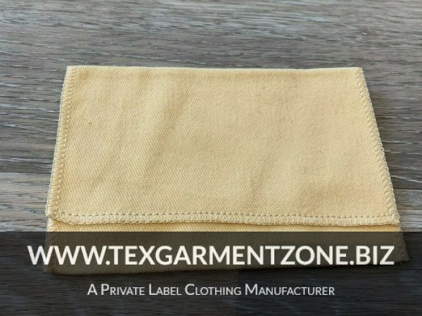Custom Luxury Eco Beige Suede Flat Envelop Bag For Handbag Dust Bag