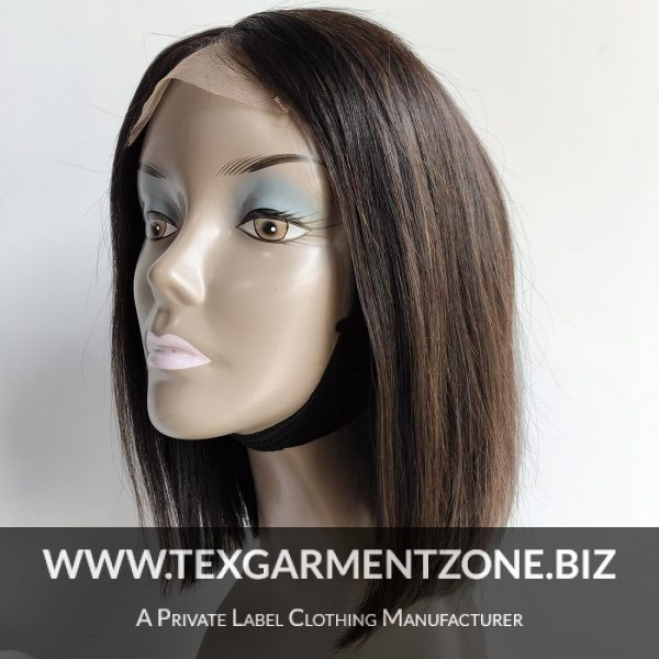 natural brown color European human hair wig women